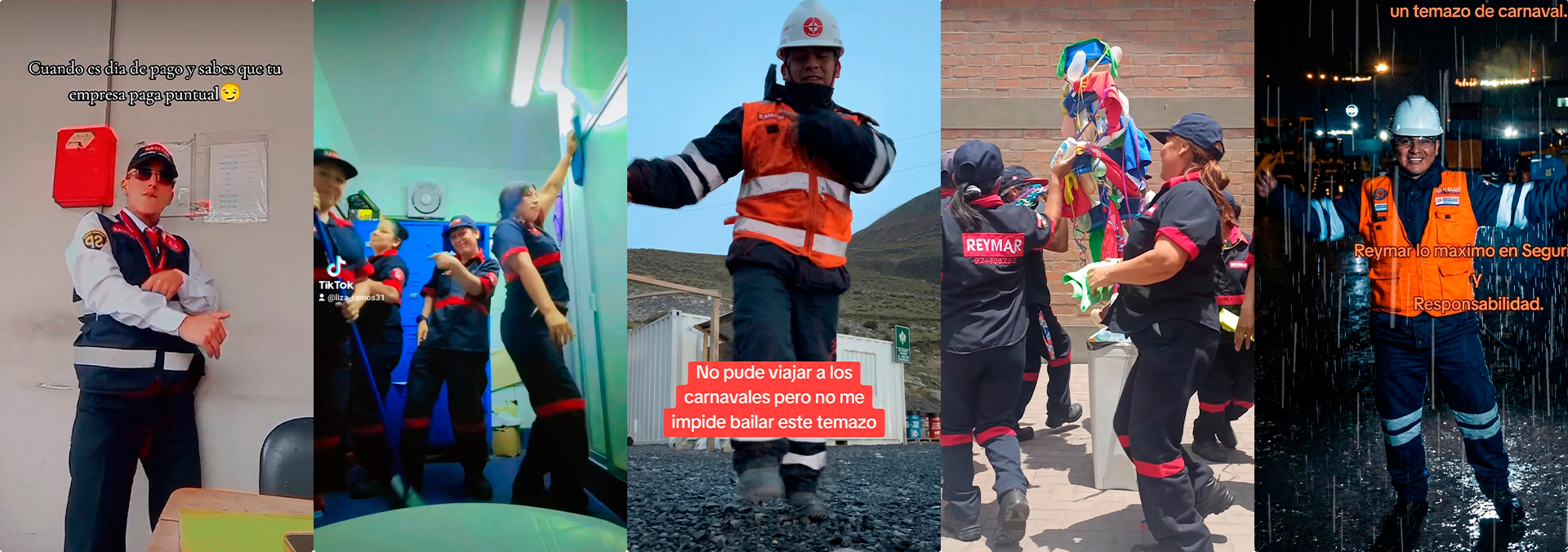 Todos participantes del Concurso de Video TikTok – Carnavales Reymar 2026 en collage